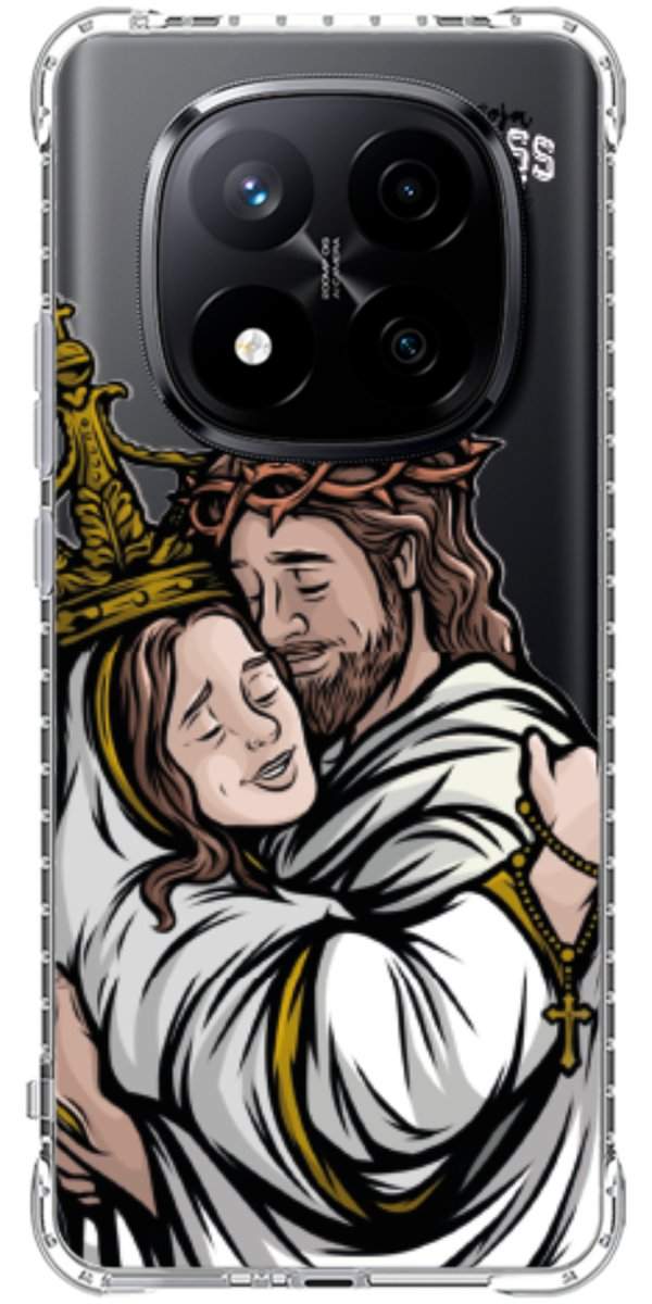 Capinha para Celular Tudo com Jesus Nada sem Maria 02