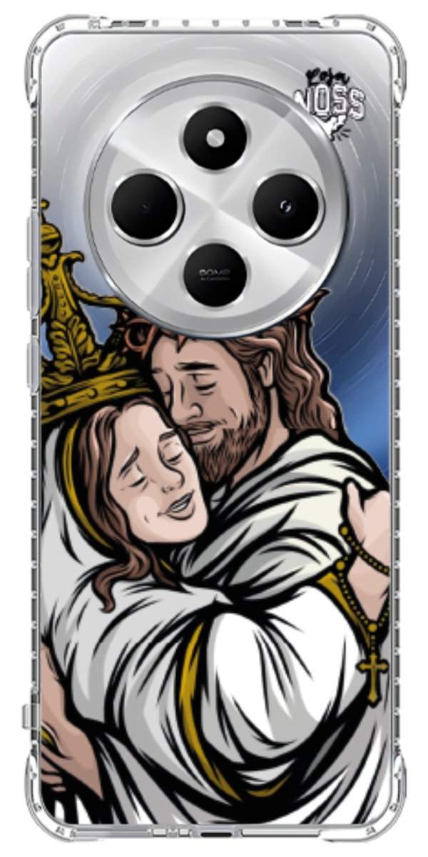 Capinha para Celular Tudo com Jesus Nada sem Maria 02