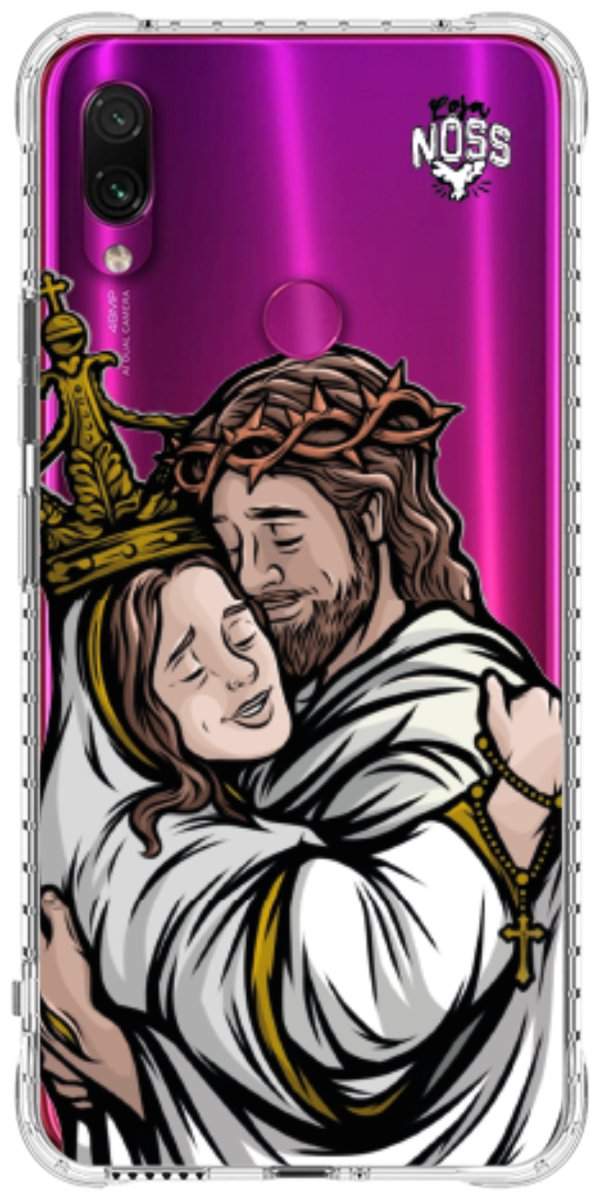 Capinha Para Celular Tudo com Jesus Nada sem Maria