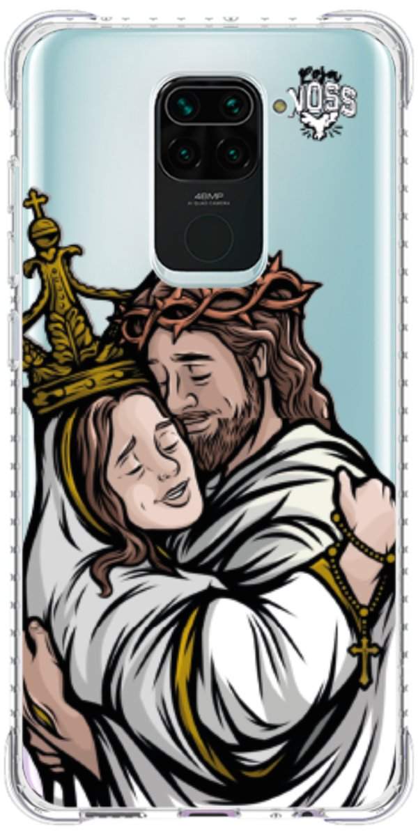 Capinha para Celular Tudo com Jesus Nada sem Maria 02