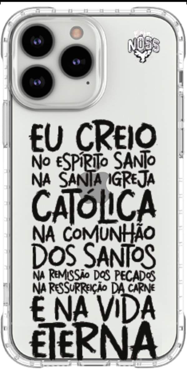 Capinha Para Celular Oração eu Creio