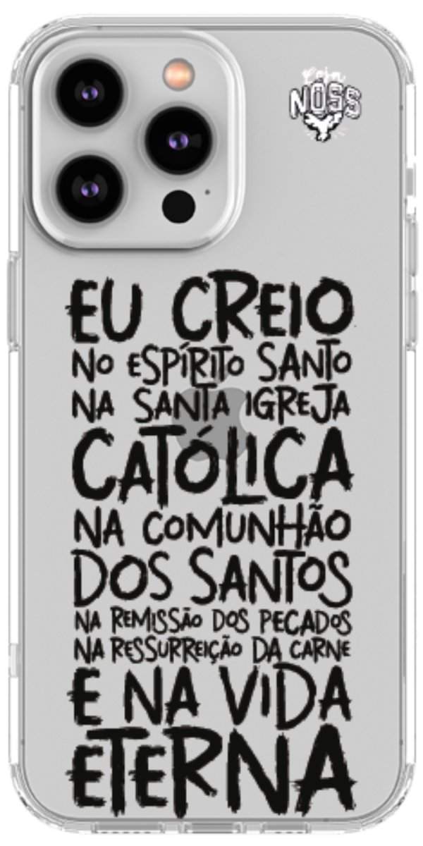 Capinha Para Celular Oração eu Creio
