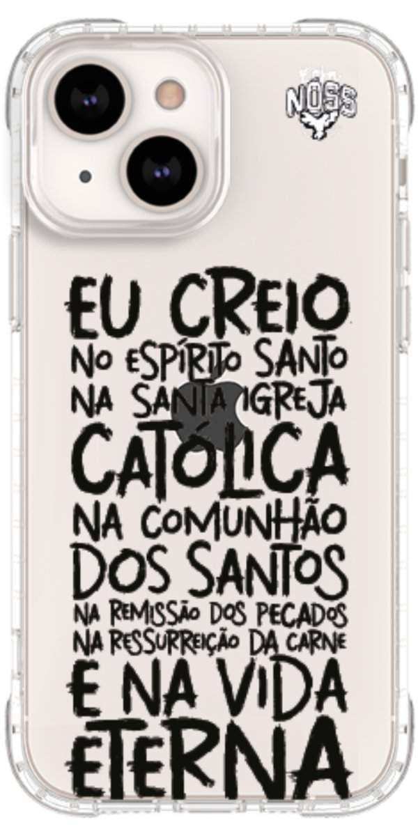 Capinha Para Celular Oração eu Creio