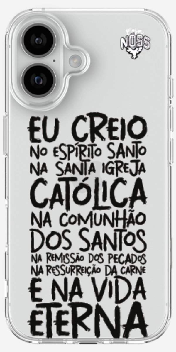 Capinha para Celular Oração eu Creio