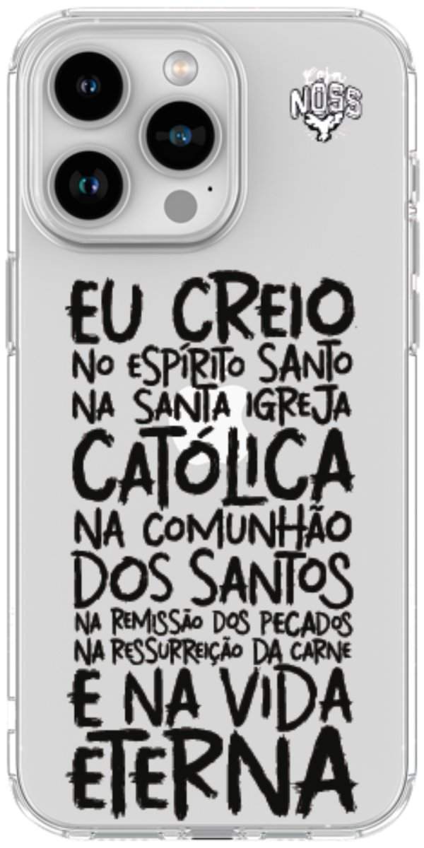 Capinha Para Celular Oração eu Creio