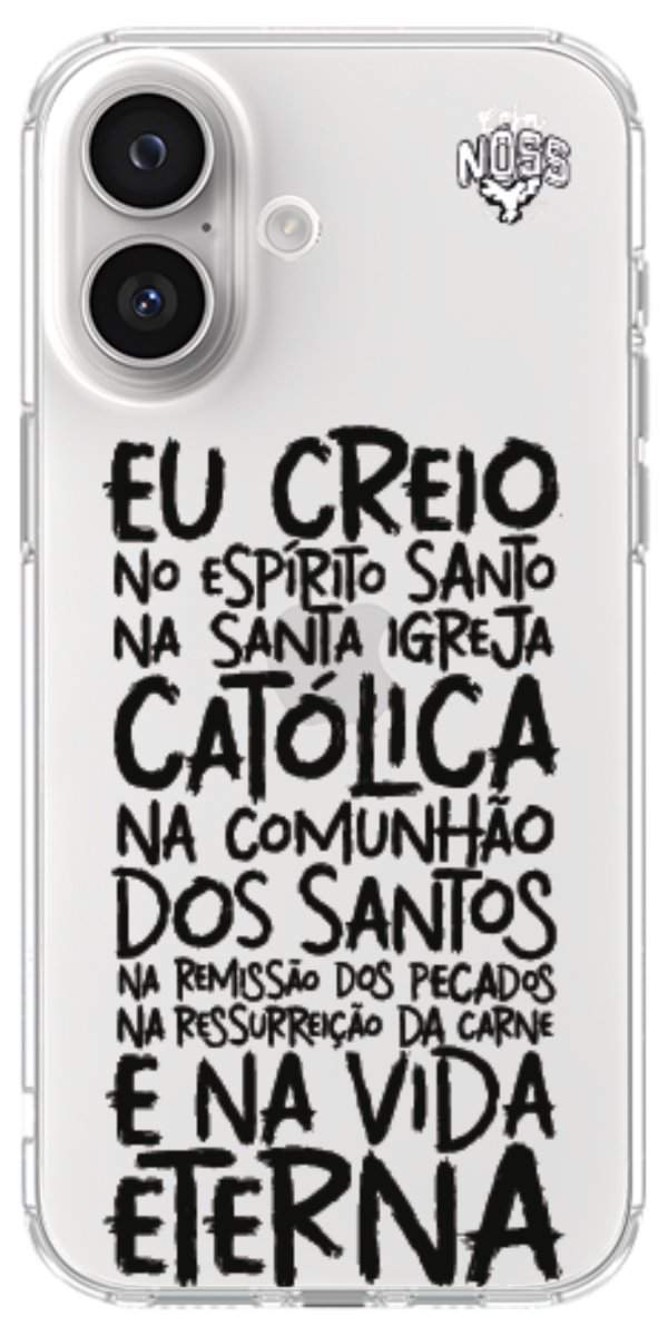 Capinha Para Celular Oração eu Creio