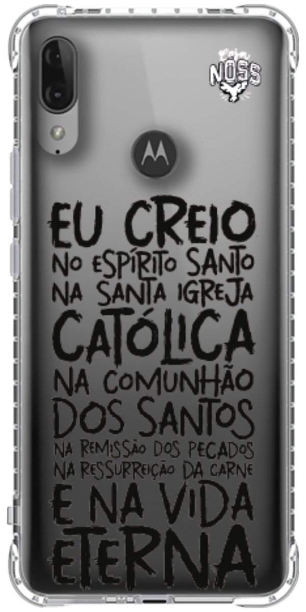 Capinha para Celular Oração eu Creio