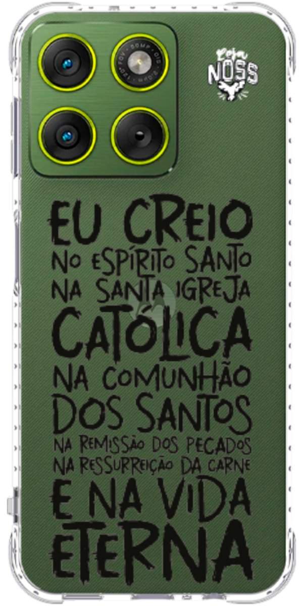 Capinha para Celular Oração eu Creio
