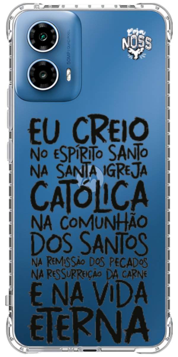 Capinha para Celular Oração eu Creio