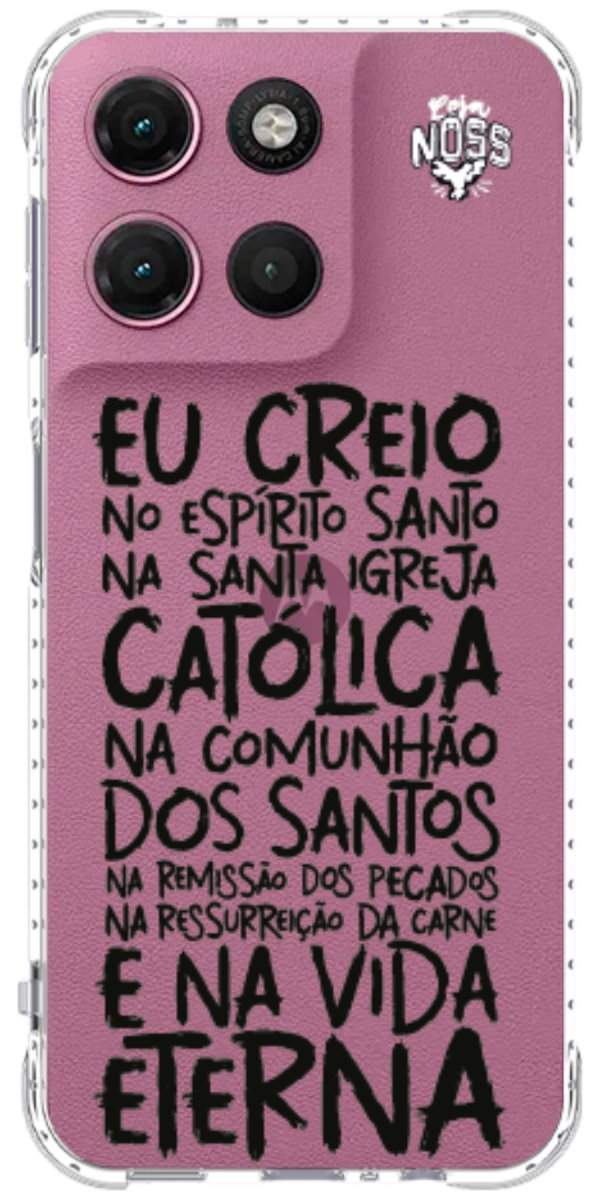 Capinha para Celular Oração eu Creio