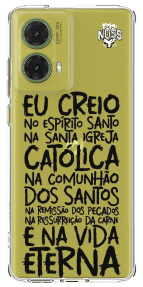 Capinha para Celular Oração eu Creio