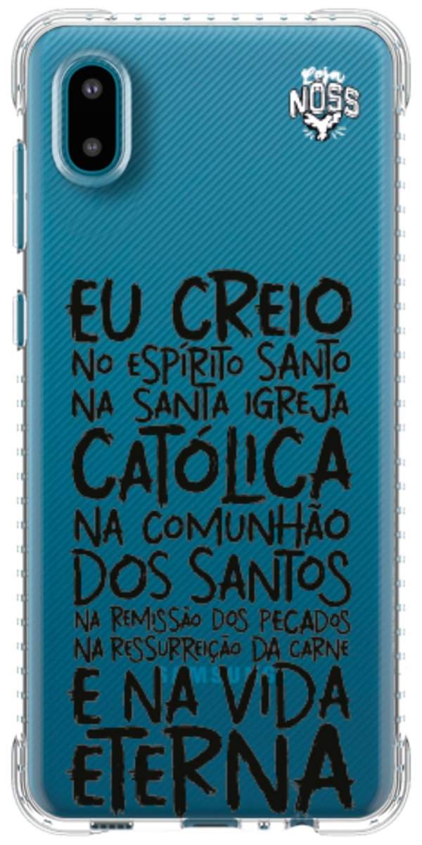 Capinha Para Celular Oração eu Creio