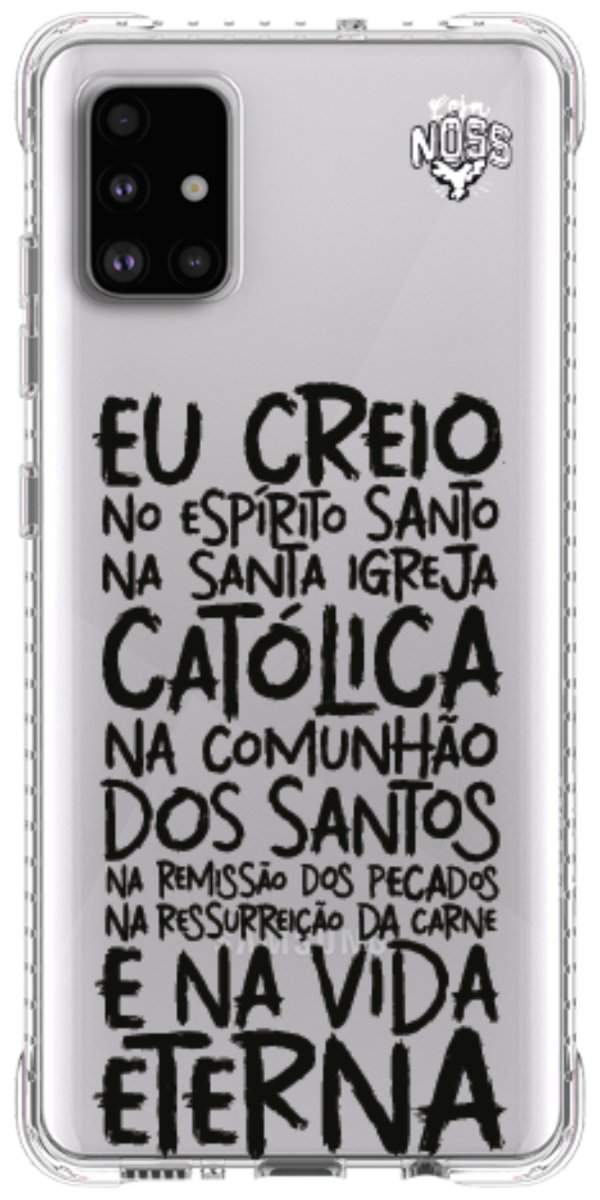 Capinha Para Celular Oração eu Creio