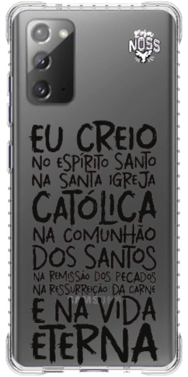 Capinha Para Celular Oração eu Creio