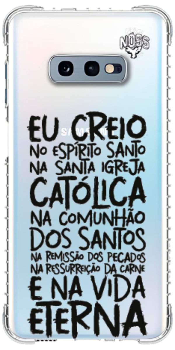 Capinha Para Celular Oração eu Creio