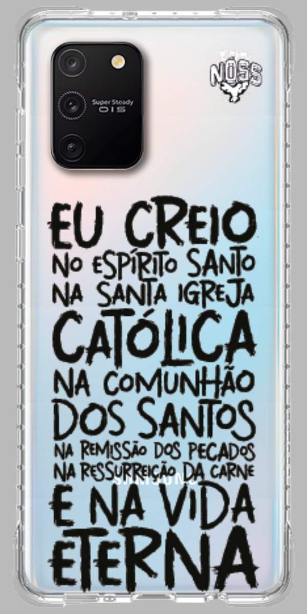 Capinha Para Celular Oração eu Creio