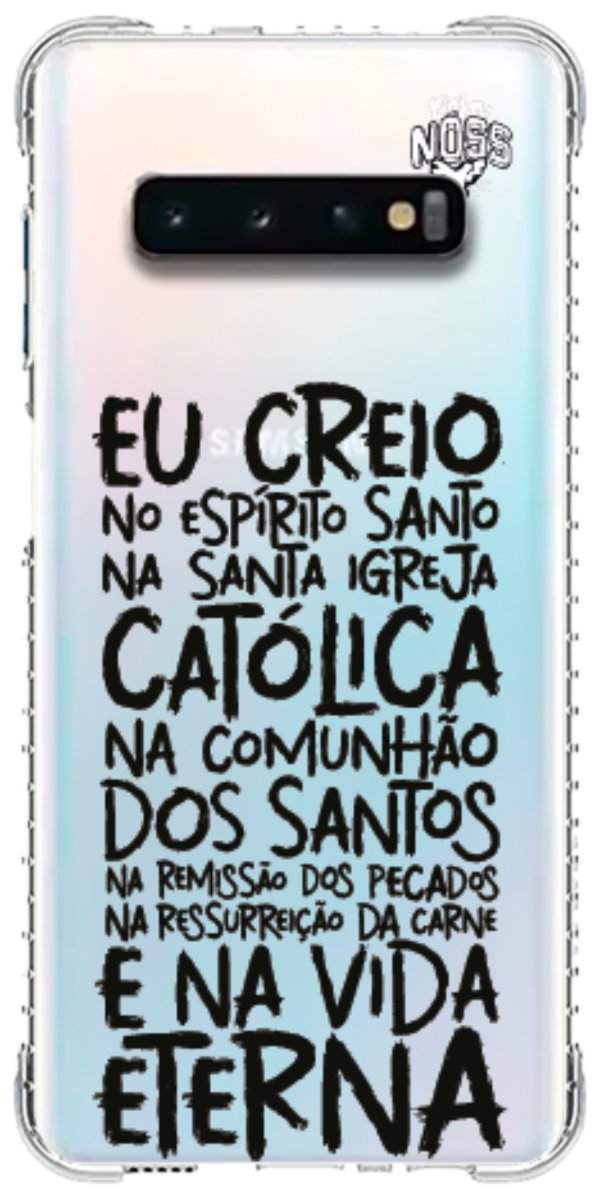 Capinha Para Celular Oração eu Creio