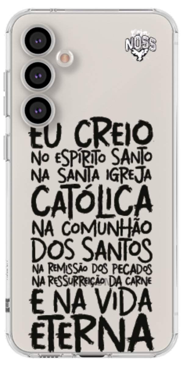 Capinha para Celular Oração eu Creio