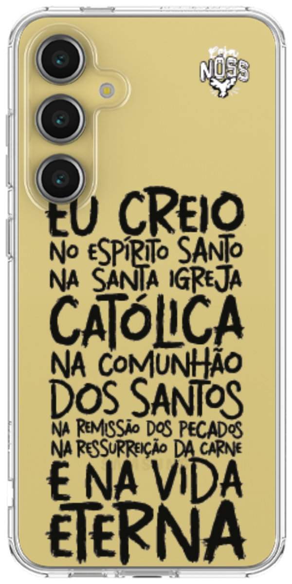 Capinha Para Celular Oração eu Creio
