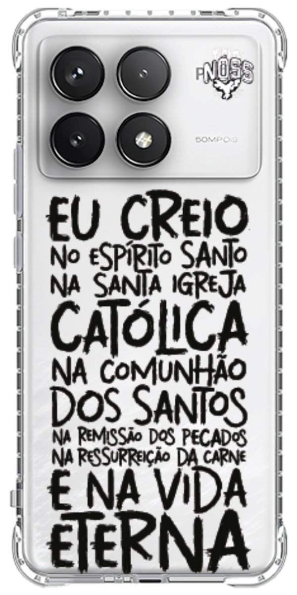 Capinha para Celular Oração eu Creio