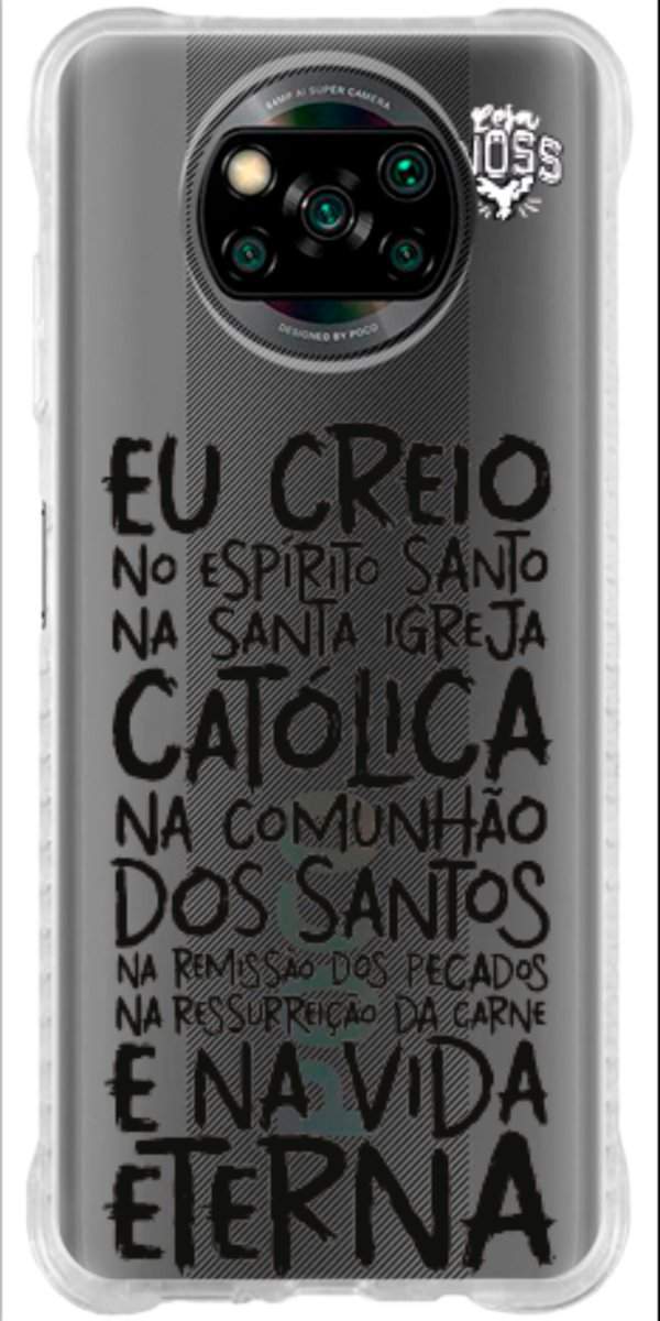 Capinha Para Celular Oração eu Creio