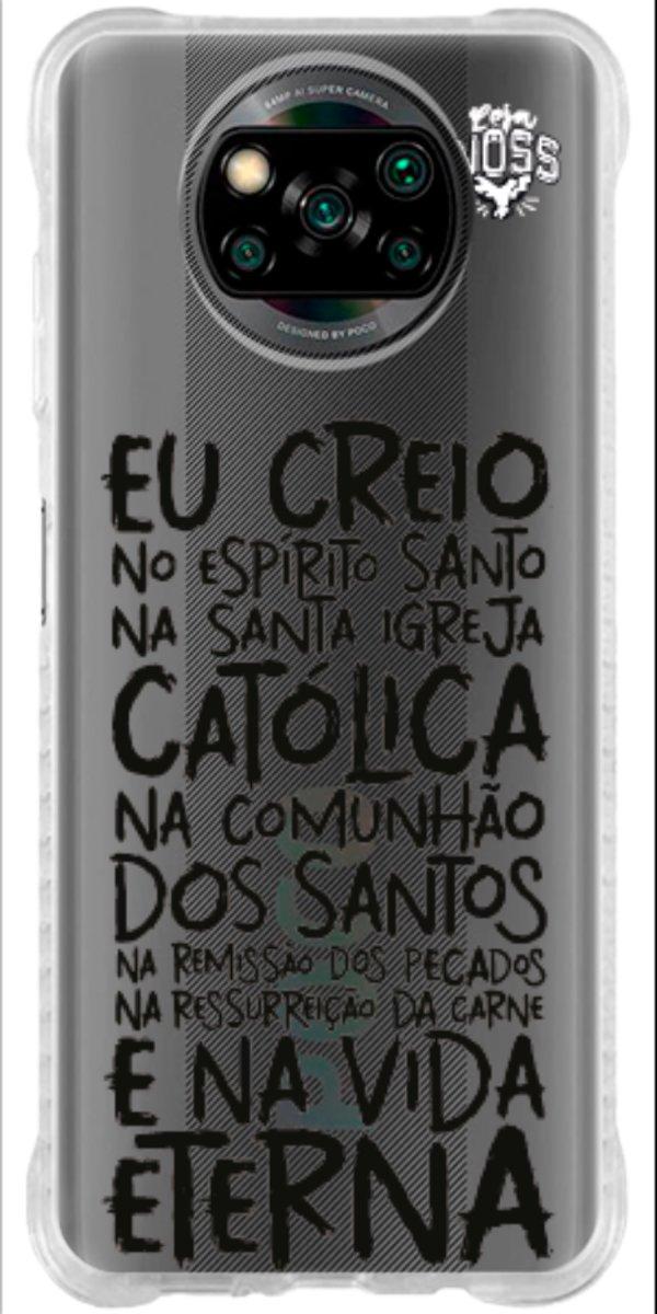 Capinha para Celular Oração eu Creio