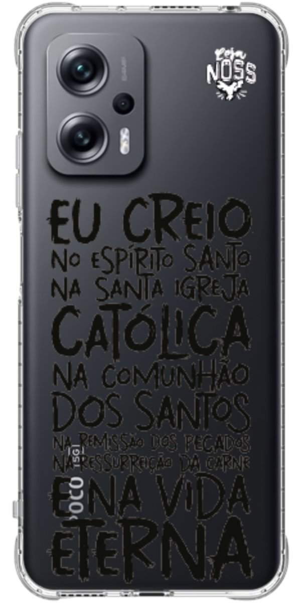 Capinha para Celular Oração eu Creio