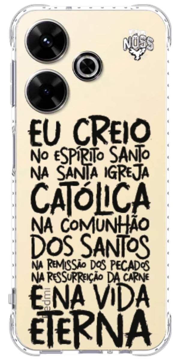 Capinha para Celular Oração eu Creio
