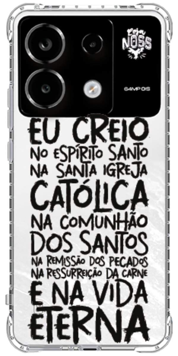 Capinha para Celular Oração eu Creio