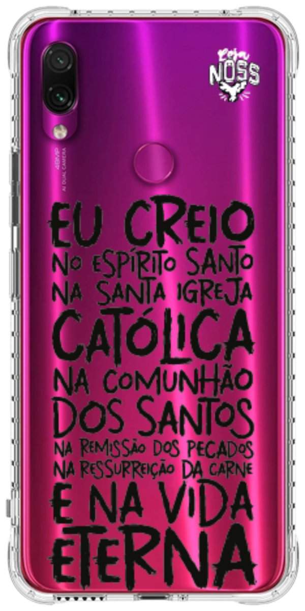 Capinha Para Celular Oração eu Creio
