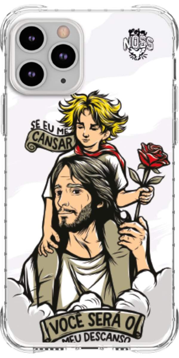 Capinha Para Celular Jesus é Meu Descanso
