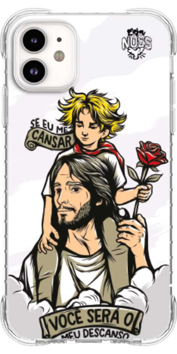 Capinha Para Celular Jesus é Meu Descanso