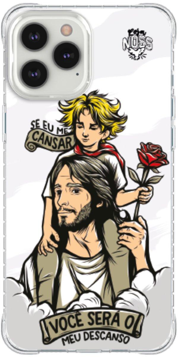 Capinha para Celular Jesus é Meu Descanso