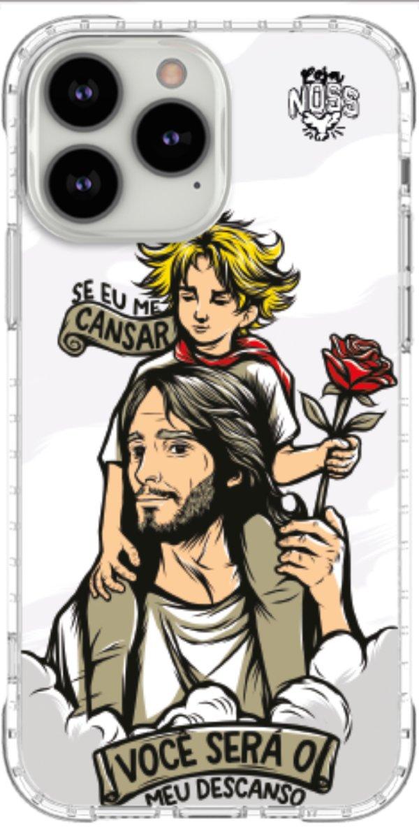 Capinha para Celular Jesus é Meu Descanso