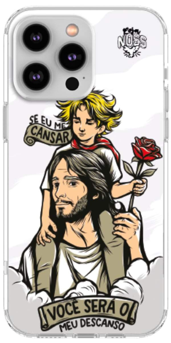 Capinha Para Celular Jesus é Meu Descanso