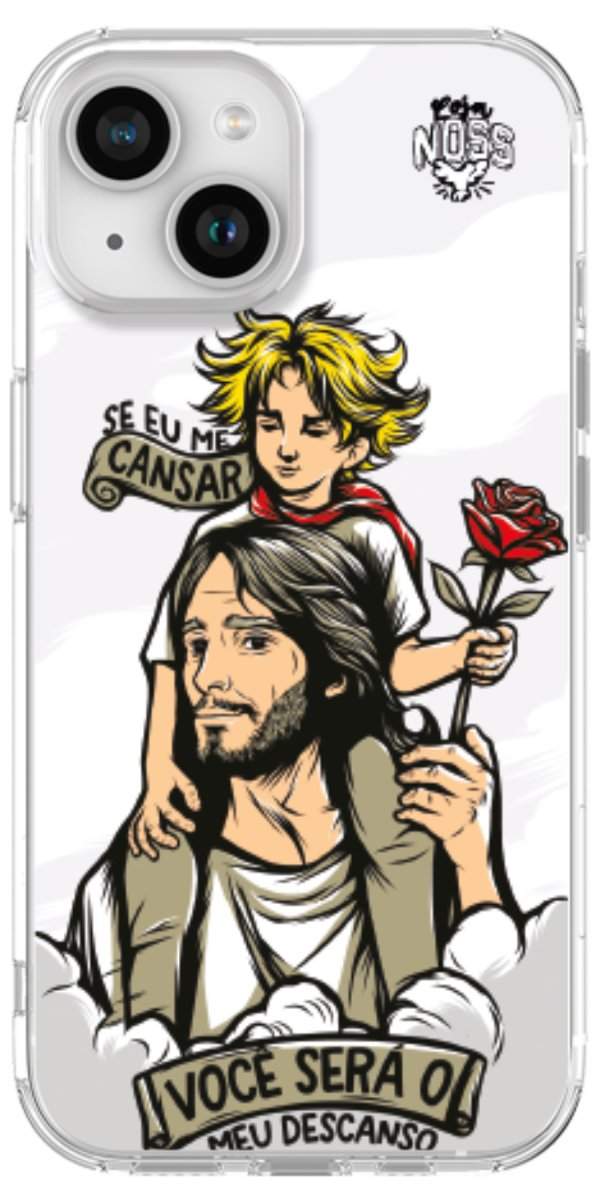Capinha Para Celular Jesus é Meu Descanso