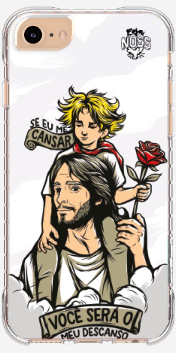 Capinha para Celular Jesus é Meu Descanso
