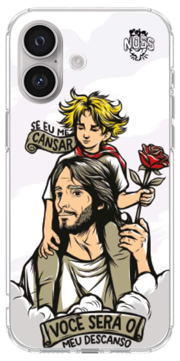 Capinha Para Celular Jesus é Meu Descanso