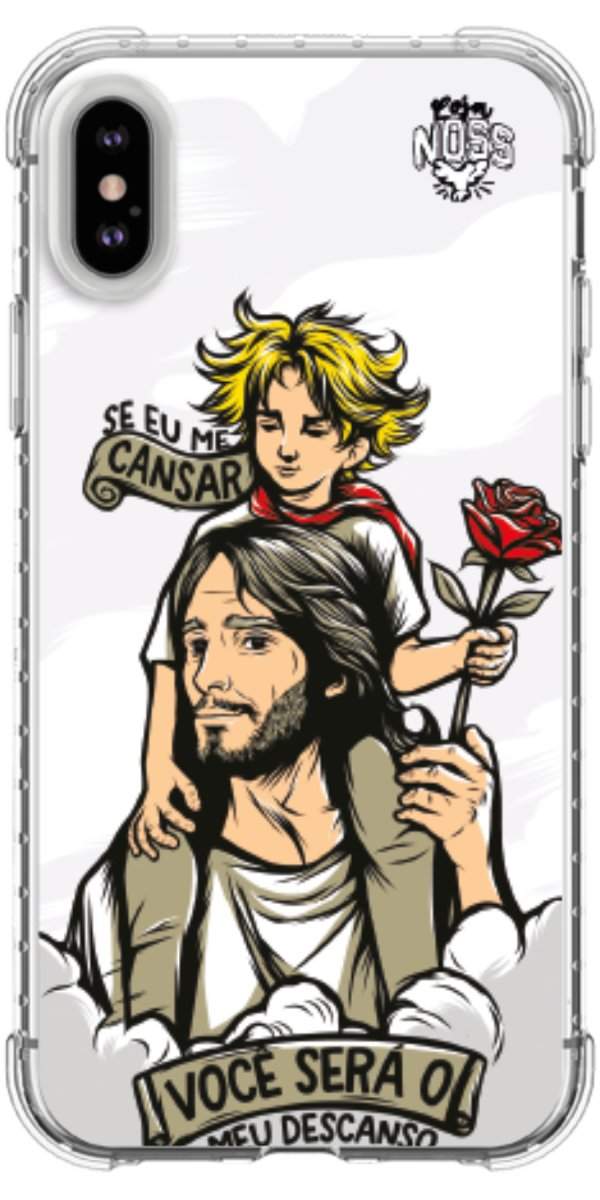 Capinha para Celular Jesus é Meu Descanso
