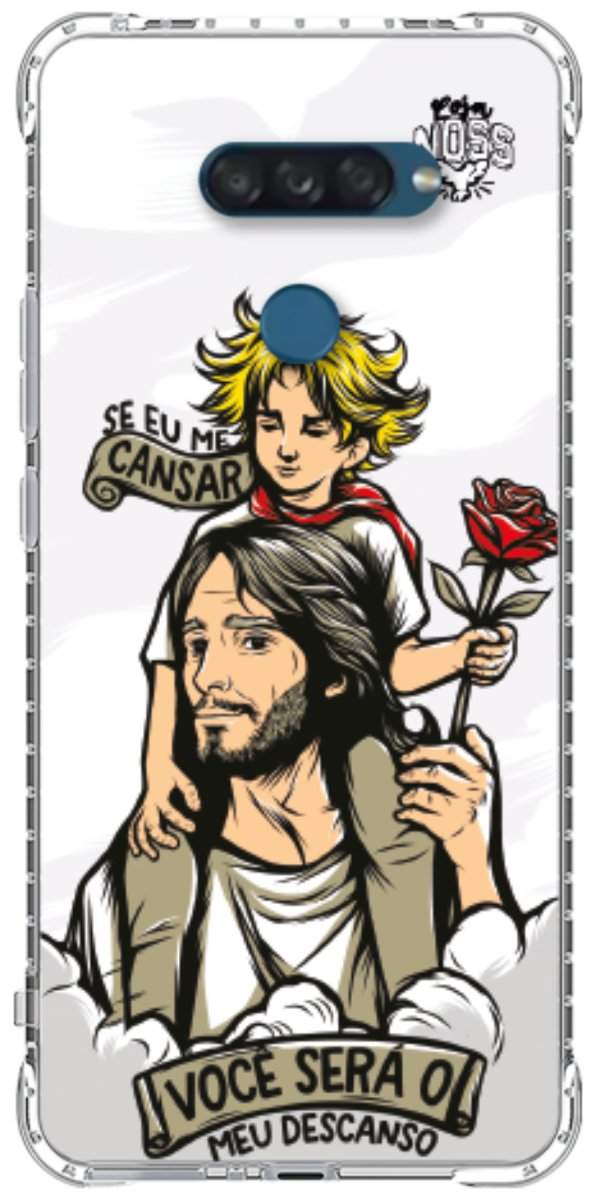 Capinha para Celular Jesus é Meu Descanso