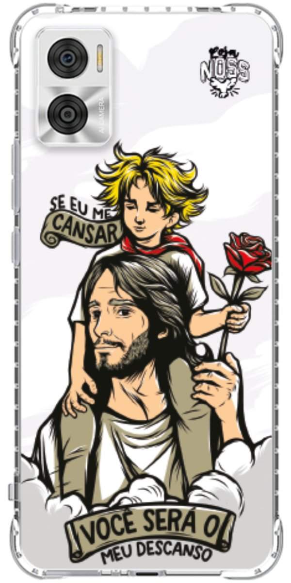 Capinha para Celular Jesus é Meu Descanso