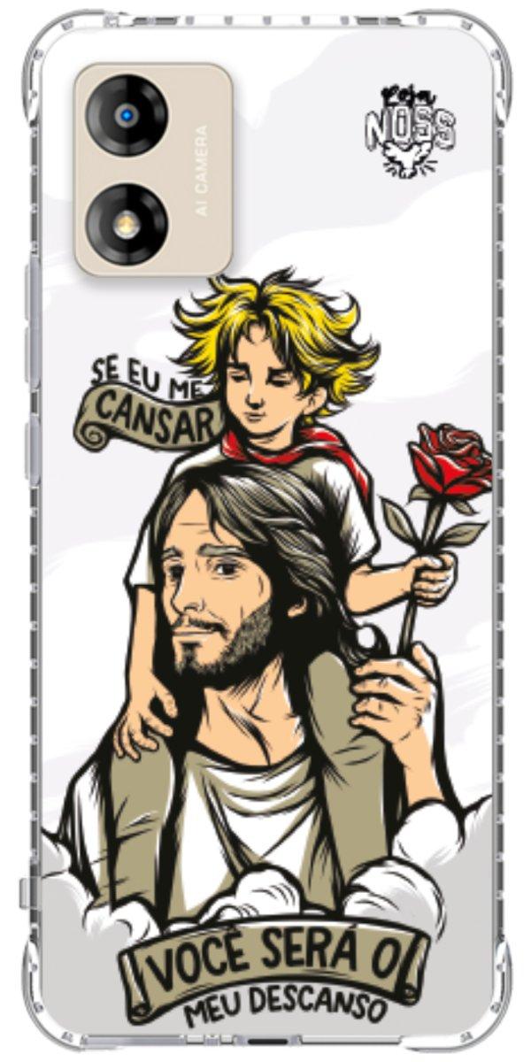 Capinha para Celular Jesus é Meu Descanso