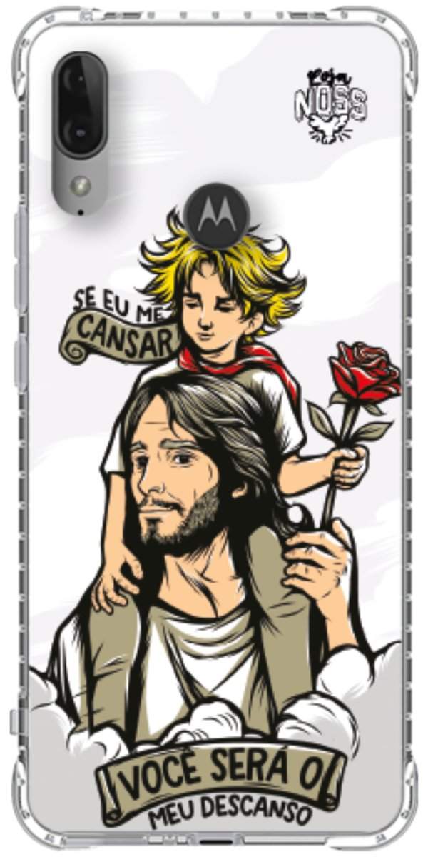 Capinha para Celular Jesus é Meu Descanso