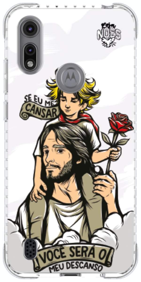 Capinha para Celular Jesus é Meu Descanso