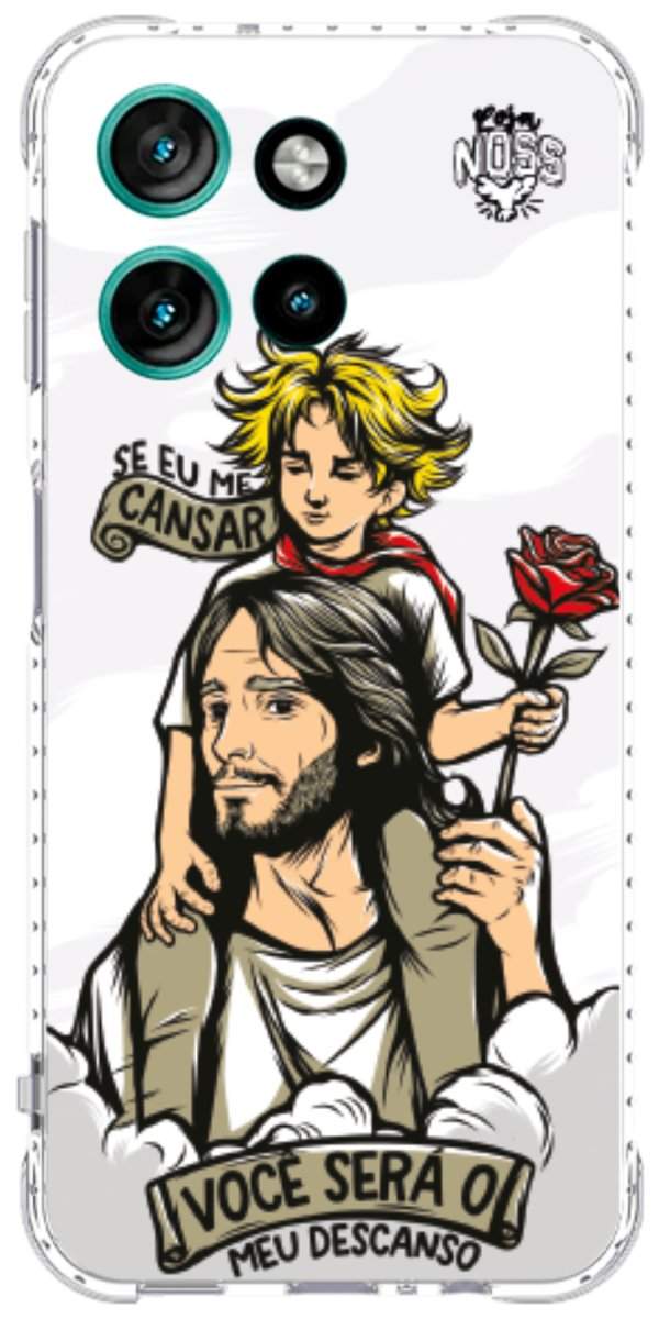 Capinha para Celular Jesus é Meu Descanso