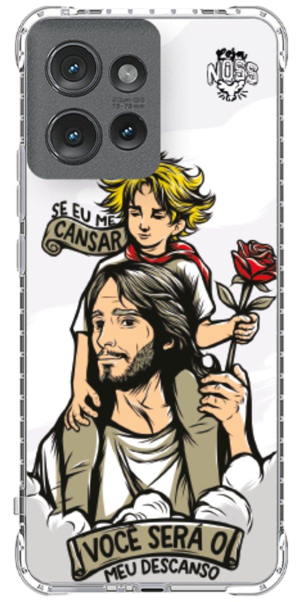 Capinha para Celular Jesus é Meu Descanso