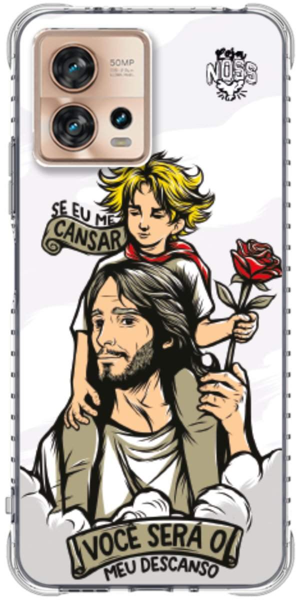 Capinha Para Celular Jesus é Meu Descanso
