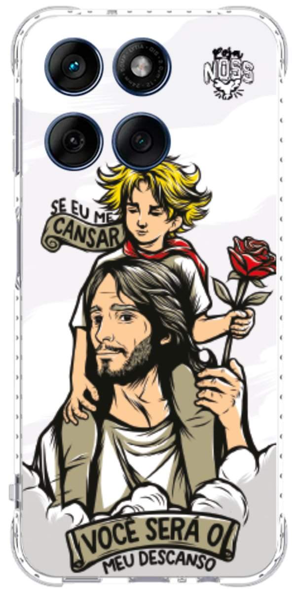 Capinha Para Celular Jesus é Meu Descanso
