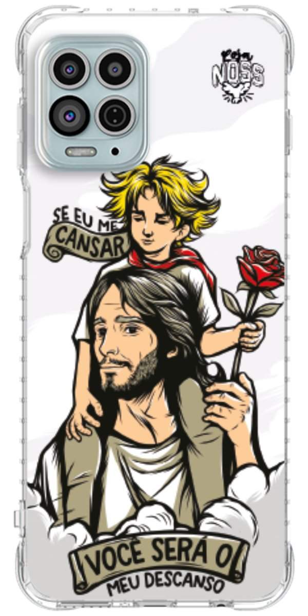 Capinha para Celular Jesus é Meu Descanso