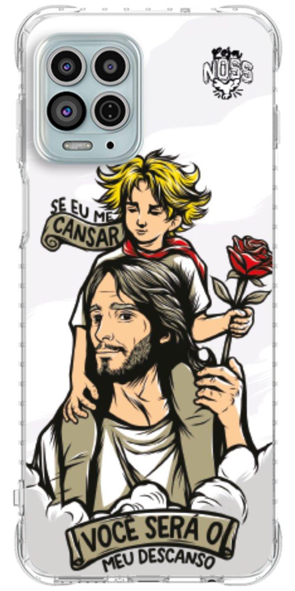 Capinha para Celular Jesus é Meu Descanso
